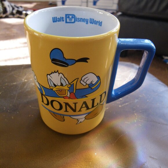 Disney Other - Walt Disney World Magic Kingdom Angry Donald Duck Tall 14 oz. Ceramic Coffee Mug